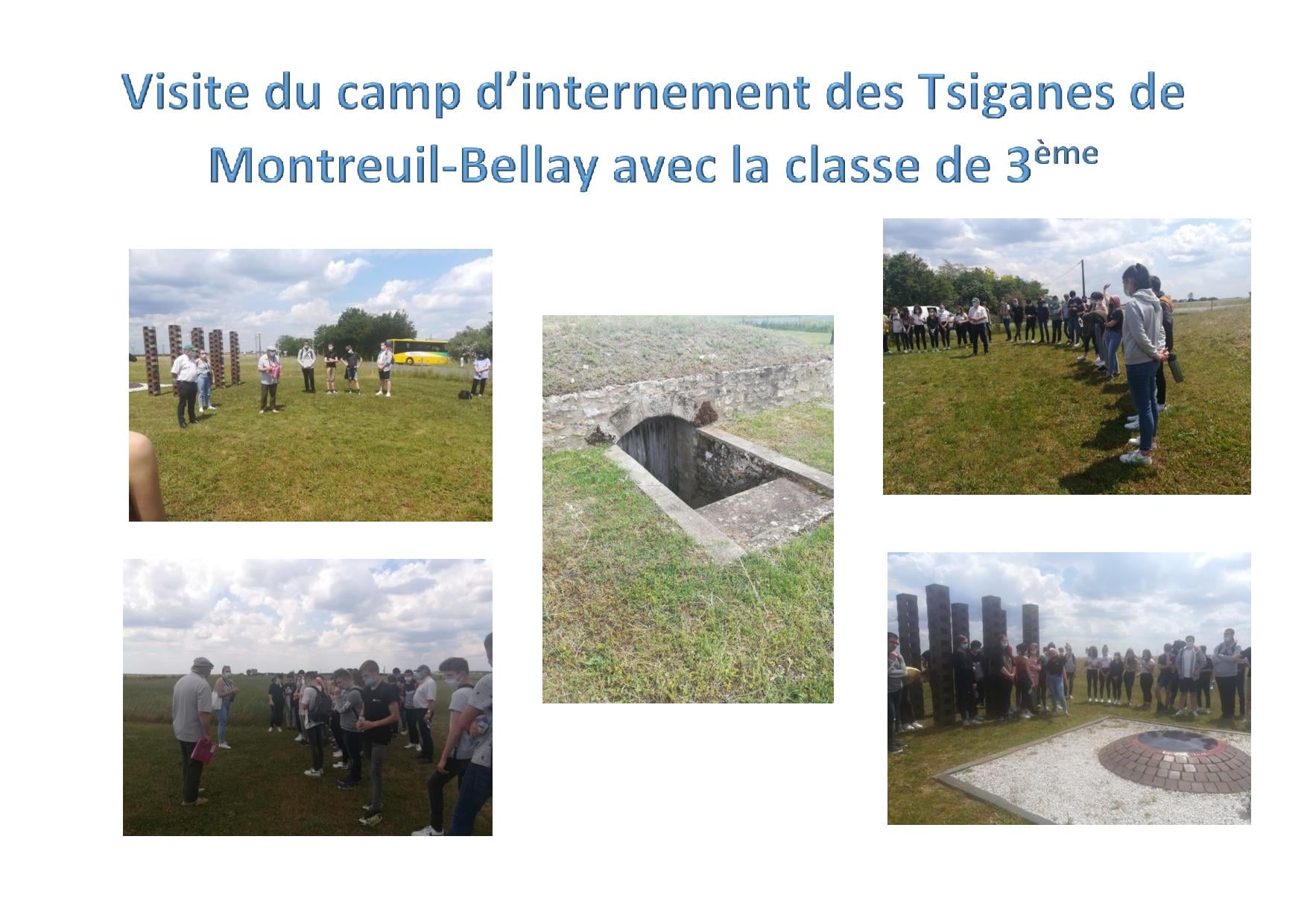 Visite Du Camp D Internement Des Tsiganes De Montreuil Bellay Avec La